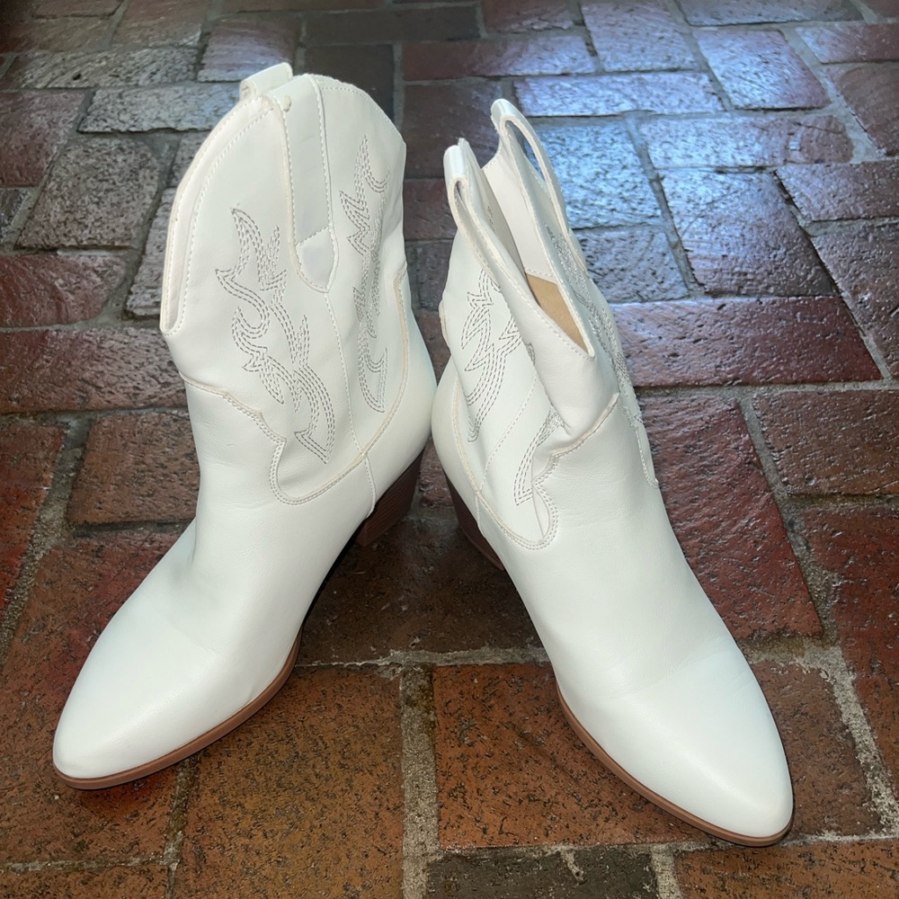 White Cowboy Boots